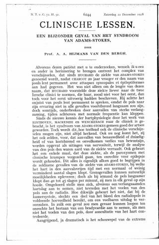 Eerste pagina van het artikel zoals het is gepubliceerd in het tijdschrift