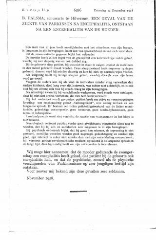 Eerste pagina van het artikel zoals het is gepubliceerd in het tijdschrift