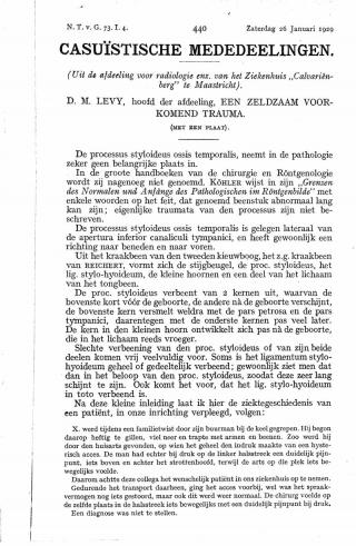 Eerste pagina van het artikel zoals het is gepubliceerd in het tijdschrift