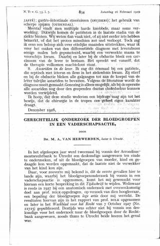 Eerste pagina van het artikel zoals het is gepubliceerd in het tijdschrift