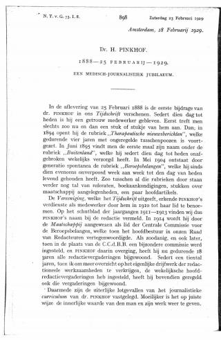 Eerste pagina van het artikel zoals het is gepubliceerd in het tijdschrift