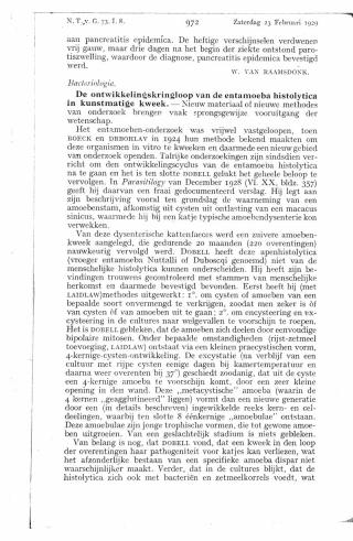 Eerste pagina van het artikel zoals het is gepubliceerd in het tijdschrift