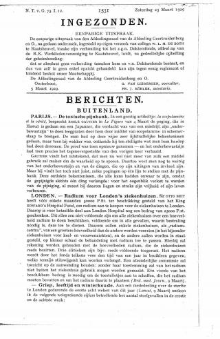 Eerste pagina van het artikel zoals het is gepubliceerd in het tijdschrift