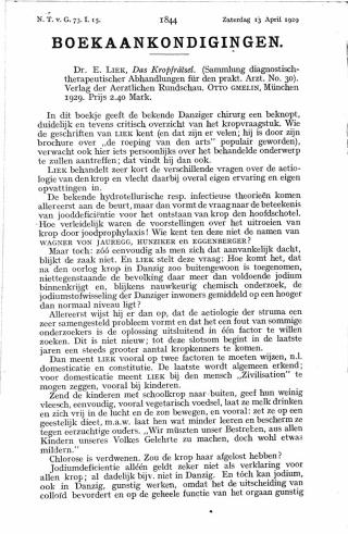 Eerste pagina van het artikel zoals het is gepubliceerd in het tijdschrift