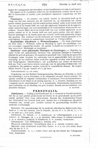 Eerste pagina van het artikel zoals het is gepubliceerd in het tijdschrift