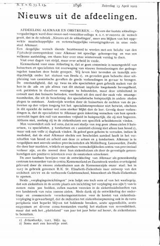 Eerste pagina van het artikel zoals het is gepubliceerd in het tijdschrift