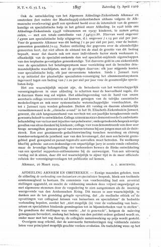 Eerste pagina van het artikel zoals het is gepubliceerd in het tijdschrift