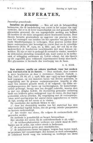 Eerste pagina van het artikel zoals het is gepubliceerd in het tijdschrift