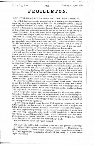 Eerste pagina van het artikel zoals het is gepubliceerd in het tijdschrift