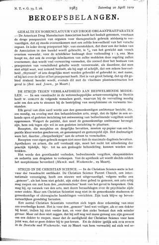 Eerste pagina van het artikel zoals het is gepubliceerd in het tijdschrift