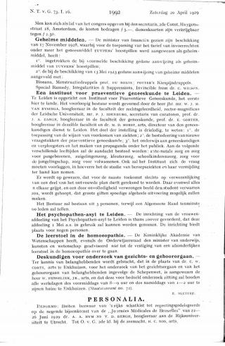 Eerste pagina van het artikel zoals het is gepubliceerd in het tijdschrift