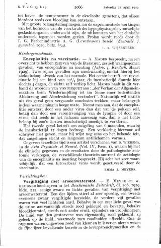 Eerste pagina van het artikel zoals het is gepubliceerd in het tijdschrift