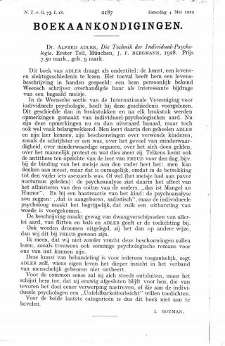 Eerste pagina van het artikel zoals het is gepubliceerd in het tijdschrift