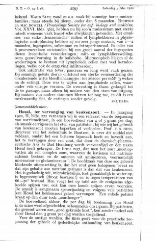 Eerste pagina van het artikel zoals het is gepubliceerd in het tijdschrift