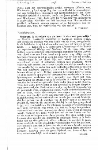 Eerste pagina van het artikel zoals het is gepubliceerd in het tijdschrift