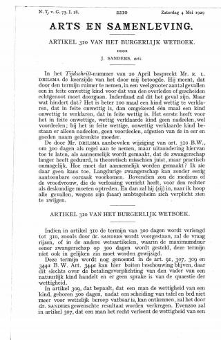 Eerste pagina van het artikel zoals het is gepubliceerd in het tijdschrift