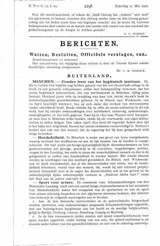 Eerste pagina van het artikel zoals het is gepubliceerd in het tijdschrift