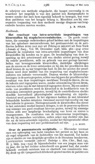 Eerste pagina van het artikel zoals het is gepubliceerd in het tijdschrift