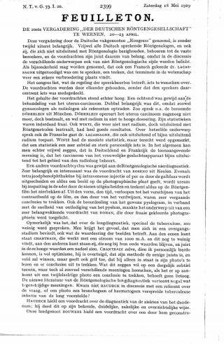 Eerste pagina van het artikel zoals het is gepubliceerd in het tijdschrift