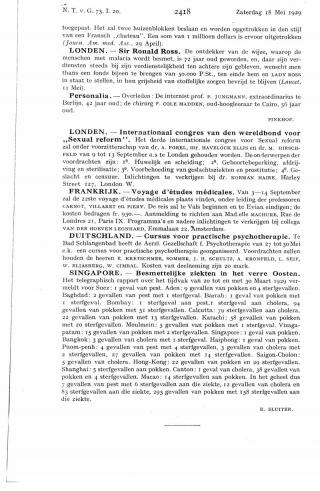 Eerste pagina van het artikel zoals het is gepubliceerd in het tijdschrift