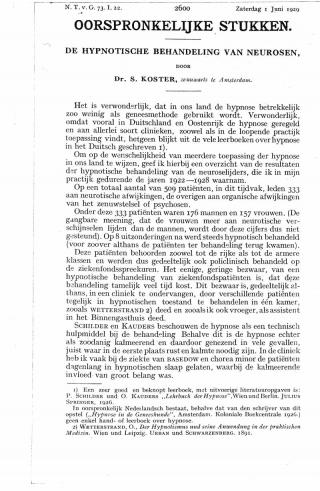 Eerste pagina van het artikel zoals het is gepubliceerd in het tijdschrift