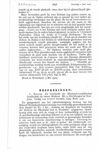 Eerste pagina van het artikel zoals het is gepubliceerd in het tijdschrift