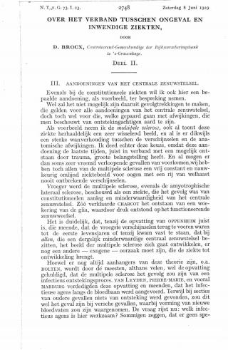 Eerste pagina van het artikel zoals het is gepubliceerd in het tijdschrift