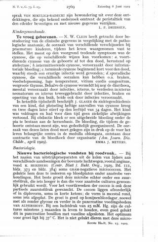 Eerste pagina van het artikel zoals het is gepubliceerd in het tijdschrift