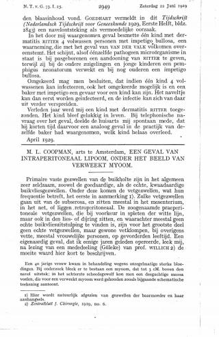 Eerste pagina van het artikel zoals het is gepubliceerd in het tijdschrift