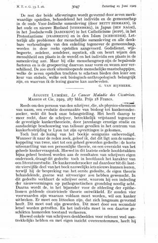 Eerste pagina van het artikel zoals het is gepubliceerd in het tijdschrift