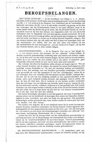 Eerste pagina van het artikel zoals het is gepubliceerd in het tijdschrift