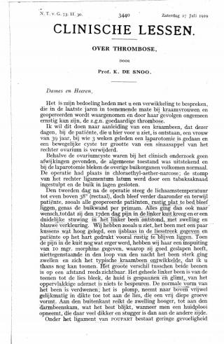 Eerste pagina van het artikel zoals het is gepubliceerd in het tijdschrift