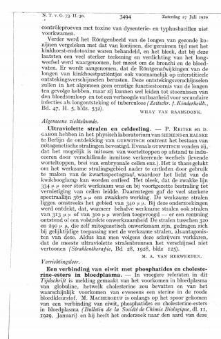 Eerste pagina van het artikel zoals het is gepubliceerd in het tijdschrift