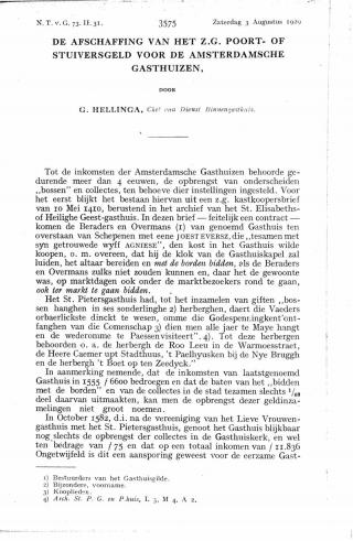 Eerste pagina van het artikel zoals het is gepubliceerd in het tijdschrift