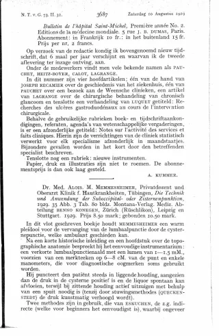 Eerste pagina van het artikel zoals het is gepubliceerd in het tijdschrift