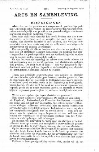 Eerste pagina van het artikel zoals het is gepubliceerd in het tijdschrift