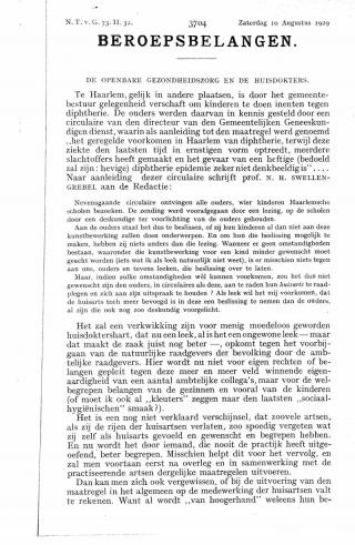 Eerste pagina van het artikel zoals het is gepubliceerd in het tijdschrift