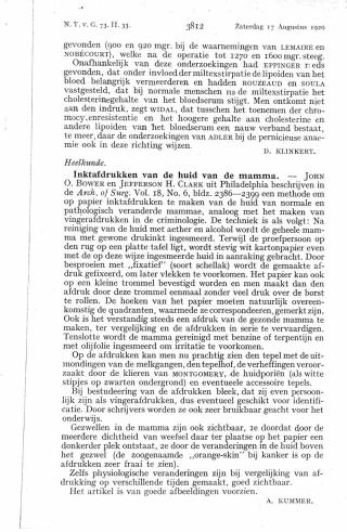 Eerste pagina van het artikel zoals het is gepubliceerd in het tijdschrift