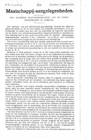 Eerste pagina van het artikel zoals het is gepubliceerd in het tijdschrift