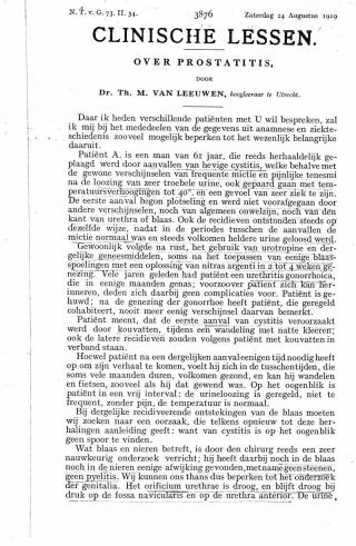 Eerste pagina van het artikel zoals het is gepubliceerd in het tijdschrift