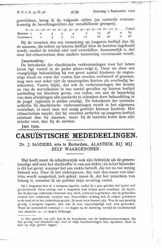 Eerste pagina van het artikel zoals het is gepubliceerd in het tijdschrift