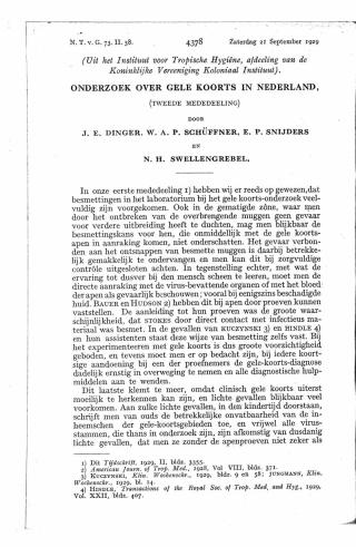 Eerste pagina van het artikel zoals het is gepubliceerd in het tijdschrift