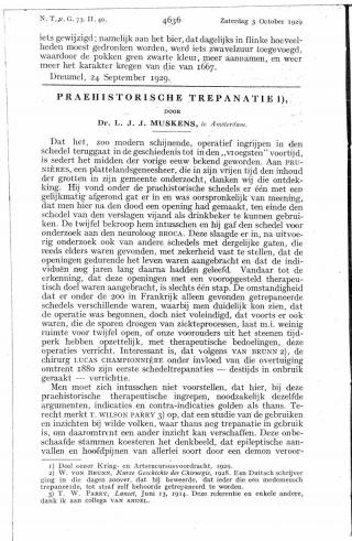 Eerste pagina van het artikel zoals het is gepubliceerd in het tijdschrift