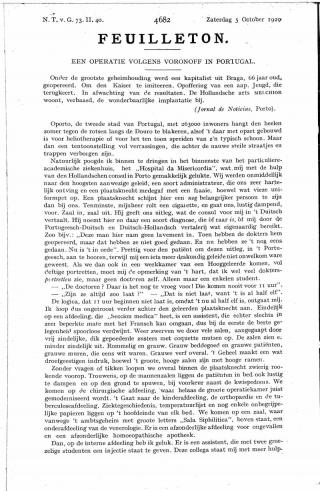 Eerste pagina van het artikel zoals het is gepubliceerd in het tijdschrift