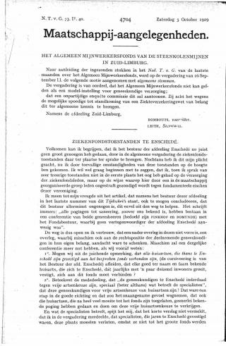 Eerste pagina van het artikel zoals het is gepubliceerd in het tijdschrift