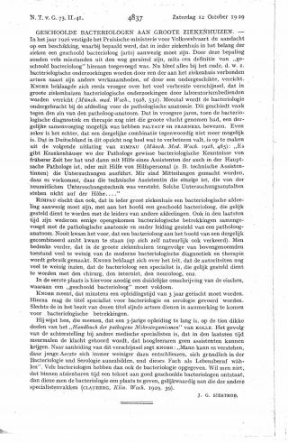 Eerste pagina van het artikel zoals het is gepubliceerd in het tijdschrift