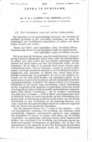 Eerste pagina van het artikel zoals het is gepubliceerd in het tijdschrift