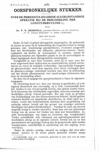 Eerste pagina van het artikel zoals het is gepubliceerd in het tijdschrift