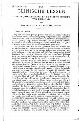 Eerste pagina van het artikel zoals het is gepubliceerd in het tijdschrift