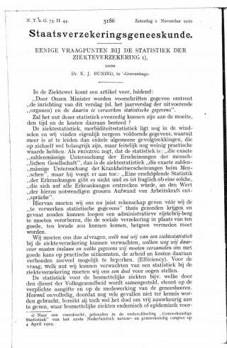 Eerste pagina van het artikel zoals het is gepubliceerd in het tijdschrift